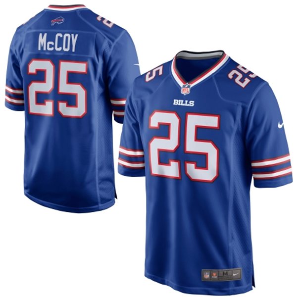 Buffalo Bills #25 LeSean McCoy Game Blue Football Jersey