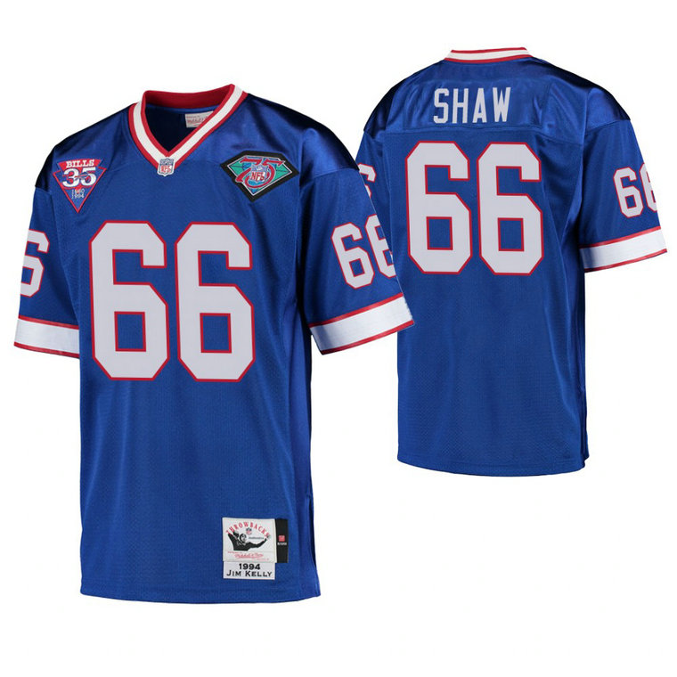 Buffalo Bills #66 Billy Shaw Royal Vintage Replica Retired Player Jersey Buffalo Bills #66 Billy Shaw Royal Vintage Replica Retired Player Jersey