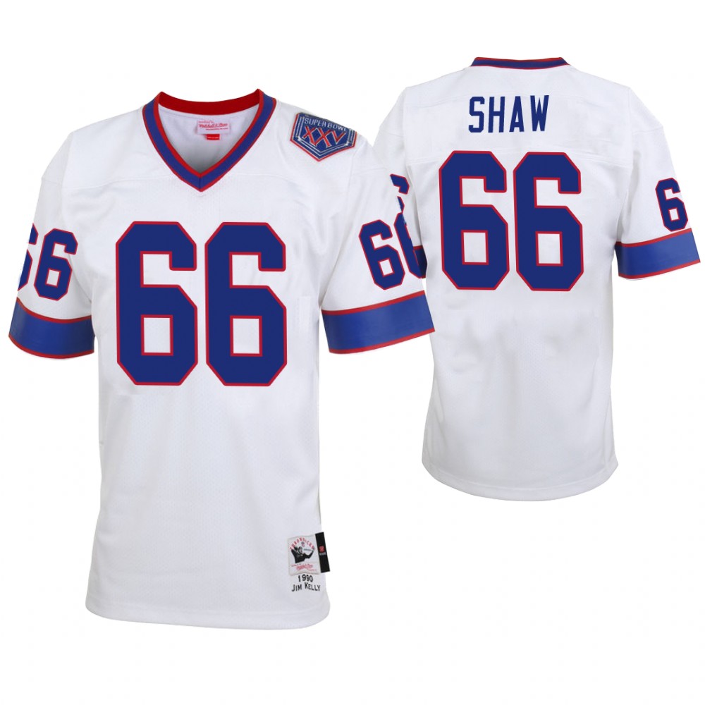 Buffalo Bills #66 Billy Shaw White Vintage Replica Retired Player Jersey Buffalo Bills #66 Billy Shaw White Vintage Replica Retired Player Jersey