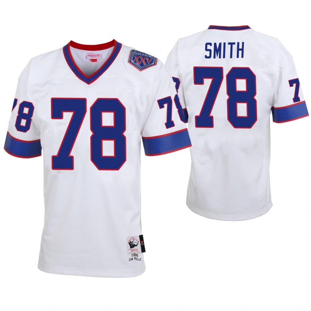 Buffalo Bills #78 Bruce Smith White Vintage Replica Retired Player Jersey Buffalo Bills #78 Bruce Smith White Vintage Replica Retired Player Jersey