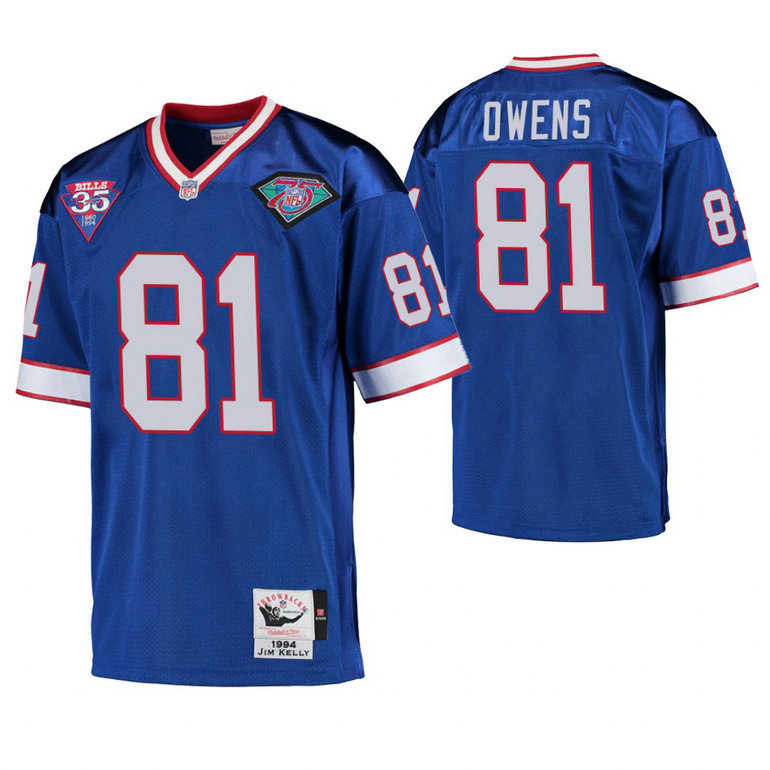 Buffalo Bills #81 Terrell Owens Royal Vintage Replica Retired Player Jersey Buffalo Bills #81 Terrell Owens Royal Vintage Replica Retired Player Jersey
