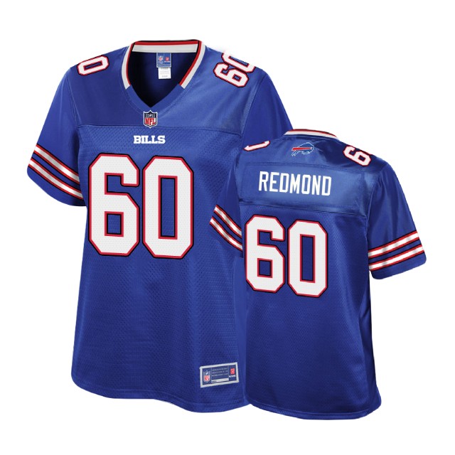 Women Buffalo Bills #60 Adam Redmond Royal Player Pro Line Jersey Women Buffalo Bills #60 Adam Redmond Royal Player Pro Line Jersey