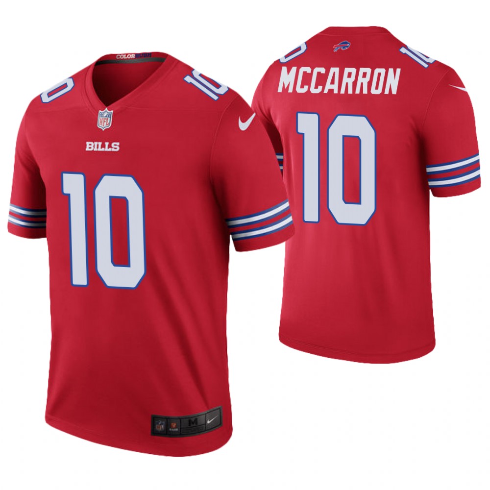 Buffalo Bills #10 AJ McCarron Red Color Rush Legend Jersey Buffalo Bills #10 AJ McCarron Red Color Rush Legend Jersey