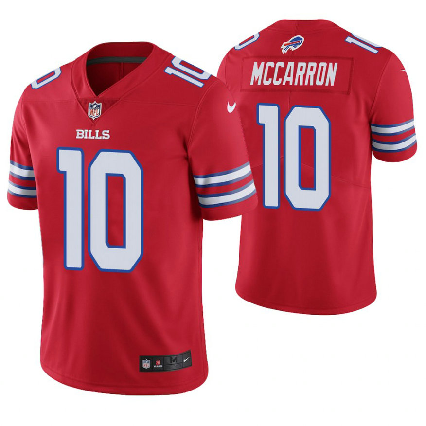 Buffalo Bills #10 AJ McCarron Red Vapor Untouchable Color Rush Limited Jersey Buffalo Bills #10 AJ McCarron Red Vapor Untouchable Color Rush Limited Jersey
