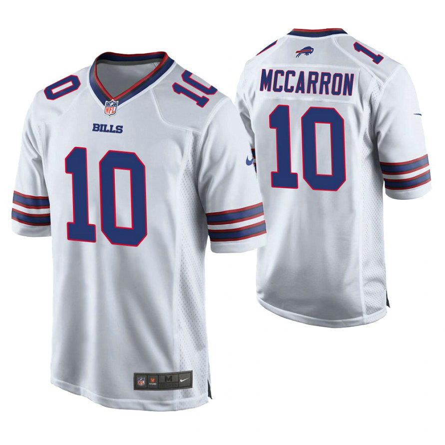 Buffalo Bills #10 AJ McCarron White Game Jersey Buffalo Bills #10 AJ McCarron White Game Jersey