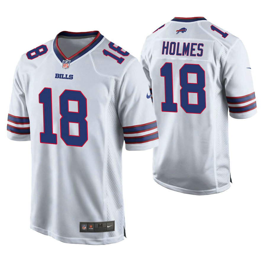 Buffalo Bills #18 Andre Holmes White Game Jersey