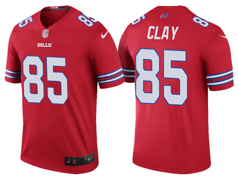Buffalo Bills #85 Charles Clay Red Color Rush Legend Jersey Buffalo Bills #85 Charles Clay Red Color Rush Legend Jersey