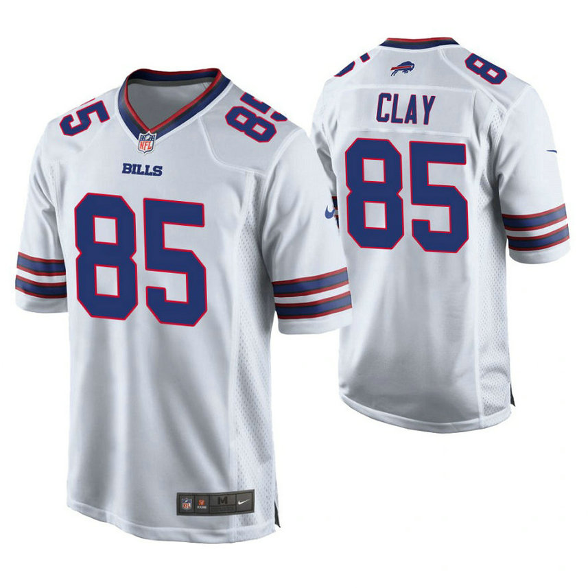 Buffalo Bills #85 Charles Clay White Game Jersey Buffalo Bills #85 Charles Clay White Game Jersey
