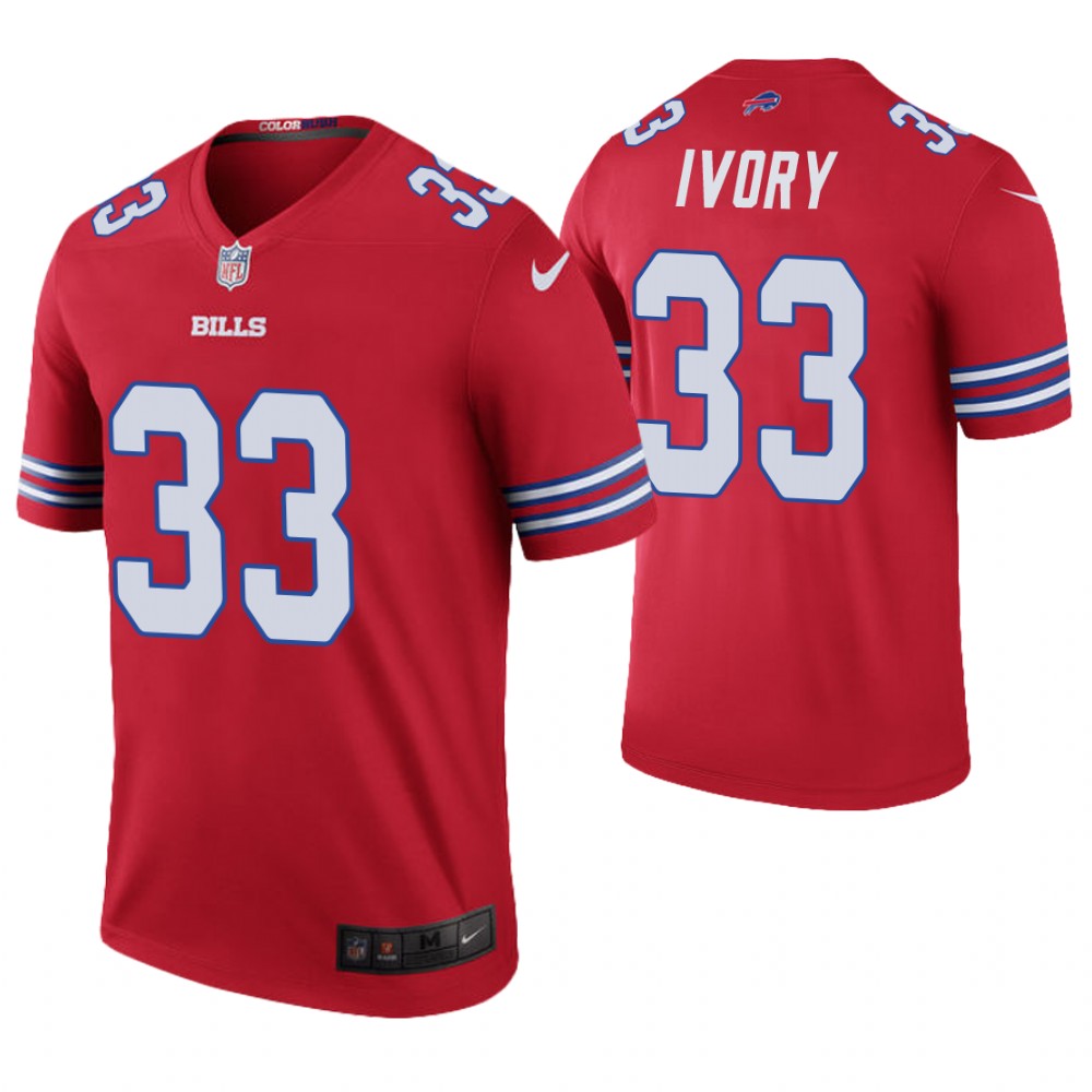 Buffalo Bills #33 Chris Ivory Red Color Rush Legend Jersey Buffalo Bills #33 Chris Ivory Red Color Rush Legend Jersey
