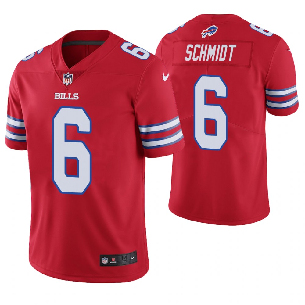 Buffalo Bills #6 Colton Schmidt Red Vapor Untouchable Color Rush Limited Jersey Buffalo Bills #6 Colton Schmidt Red Vapor Untouchable Color Rush Limited Jersey