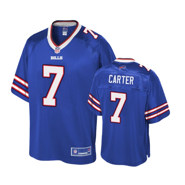 Buffalo Bills #7 Cory Carter Royal Player Pro Line Jersey Buffalo Bills #7 Cory Carter Royal Player Pro Line Jersey