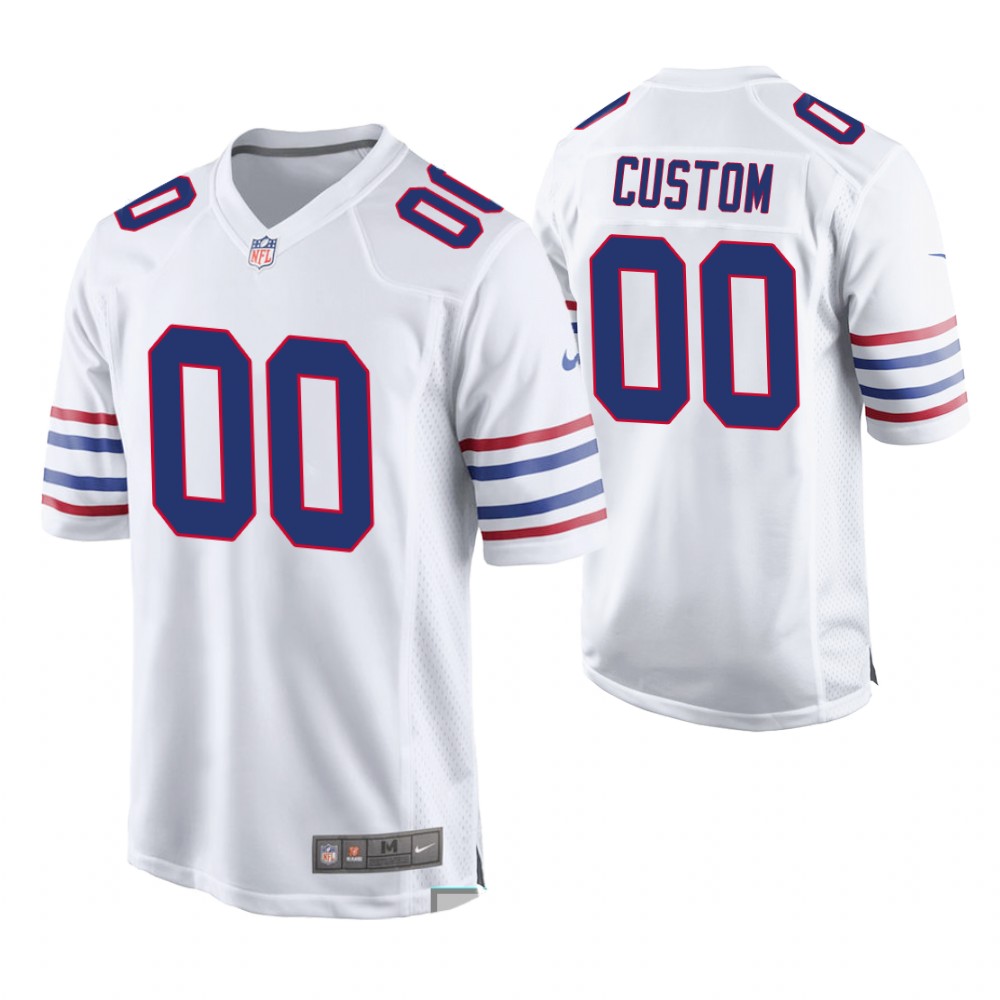 Buffalo Bills White Elite Customized Jersey Buffalo Bills White Elite Customized Jersey