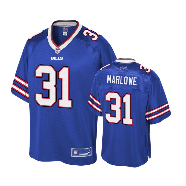 Buffalo Bills #31 Dean Marlowe Royal Player Pro Line Jersey Buffalo Bills #31 Dean Marlowe Royal Player Pro Line Jersey