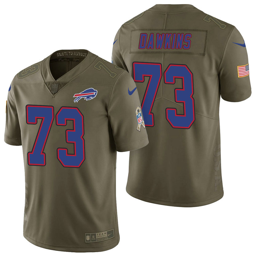 Buffalo Bills #73 Dion Dawkins Olive 2017 Salute to Service Limited Jersey Buffalo Bills #73 Dion Dawkins Olive 2017 Salute to Service Limited Jersey