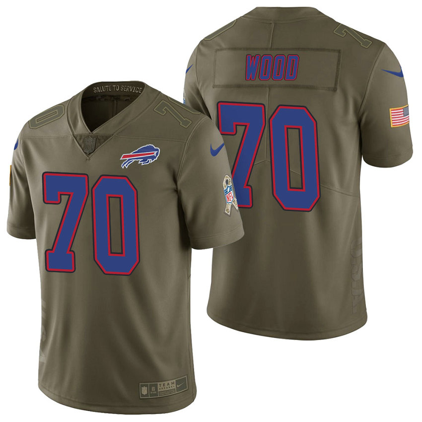Buffalo Bills #70 Eric Wood Olive 2017 Salute to Service Limited Jersey Buffalo Bills #70 Eric Wood Olive 2017 Salute to Service Limited Jersey