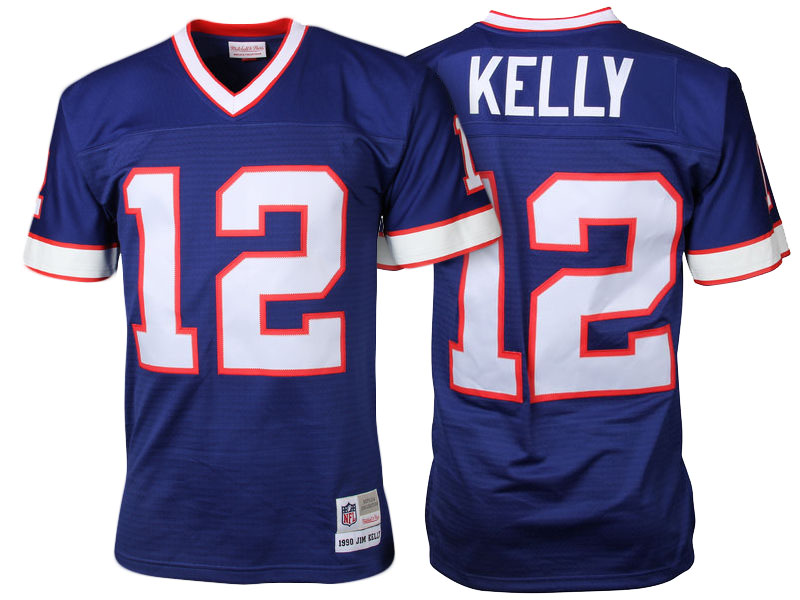 Buffalo Bills #12 Jim Kelly Royal Blue Retired Player Vintage Replica Jersey Buffalo Bills #12 Jim Kelly Royal Blue Retired Player Vintage Replica Jersey