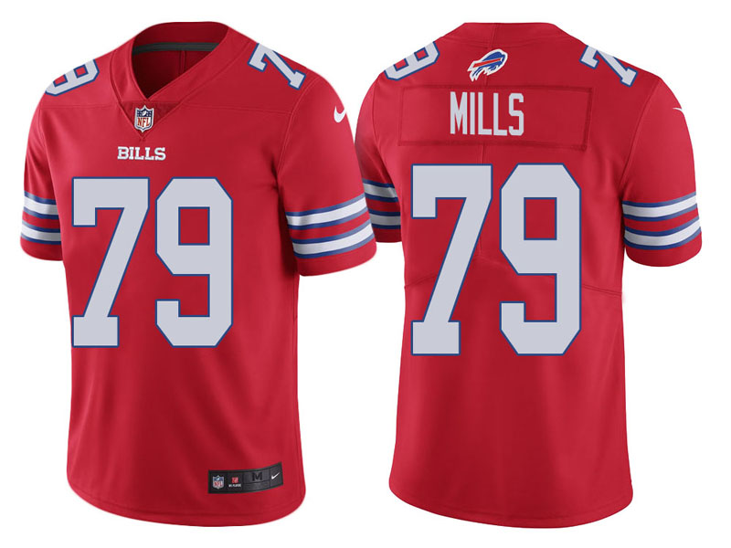 Buffalo Bills #79 Jordan Mills Red Vapor Untouchable Color Rush Limited Jersey Buffalo Bills #79 Jordan Mills Red Vapor Untouchable Color Rush Limited Jersey