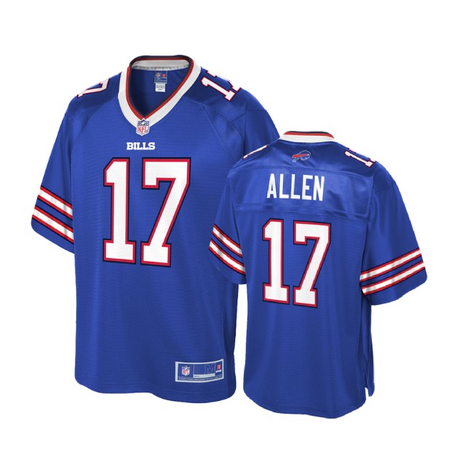 Buffalo Bills #17 Josh Allen Royal Player Pro Line Jersey