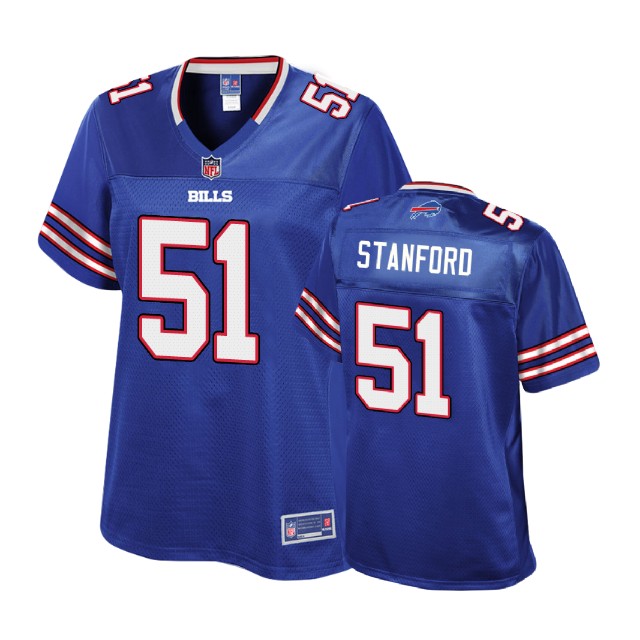 Women Buffalo Bills #51 Julian Stanford Royal Player Pro Line Jersey Women Buffalo Bills #51 Julian Stanford Royal Player Pro Line Jersey