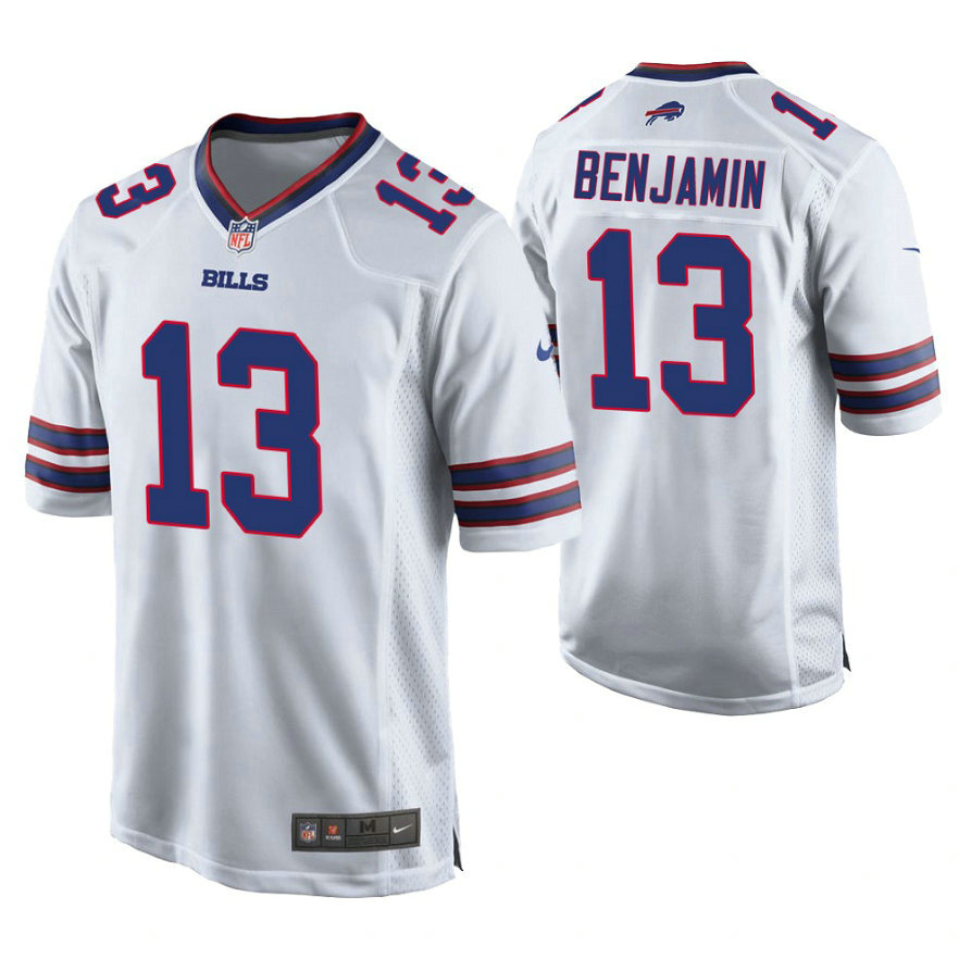 Buffalo Bills #13 Kelvin Benjamin White Game Jersey Buffalo Bills #13 Kelvin Benjamin White Game Jersey