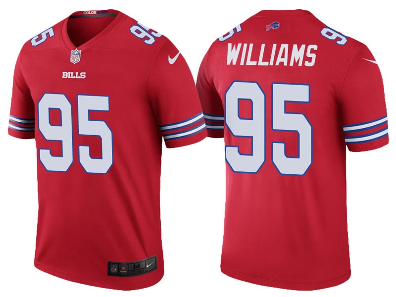Buffalo Bills #95 Kyle Williams Red Color Rush Legend Jersey
