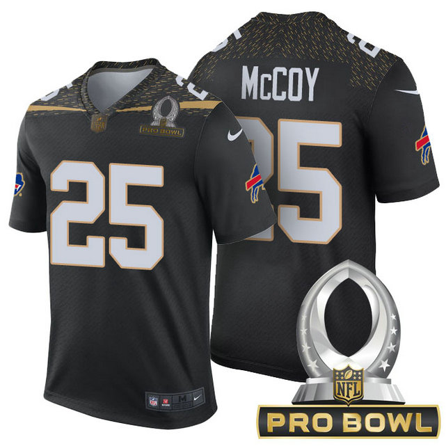 Buffalo Bills #25 LeSean McCoy Black 2016 Pro Bowl Game Jersey Buffalo Bills #25 LeSean McCoy Black 2016 Pro Bowl Game Jersey