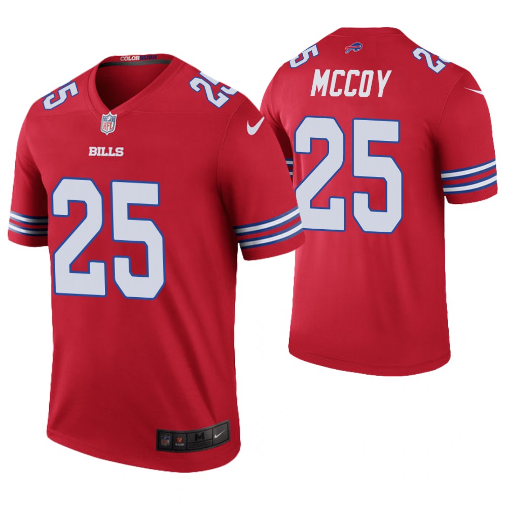 Buffalo Bills #25 LeSean McCoy Red Color Rush Legend Jersey Buffalo Bills #25 LeSean McCoy Red Color Rush Legend Jersey
