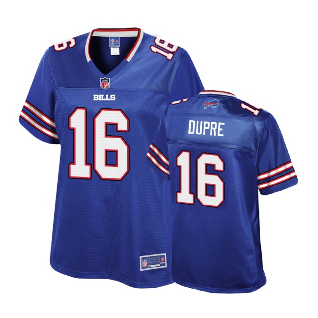 Women Buffalo Bills #16 Malachi Dupre Royal Player Pro Line Jersey Women Buffalo Bills #16 Malachi Dupre Royal Player Pro Line Jersey