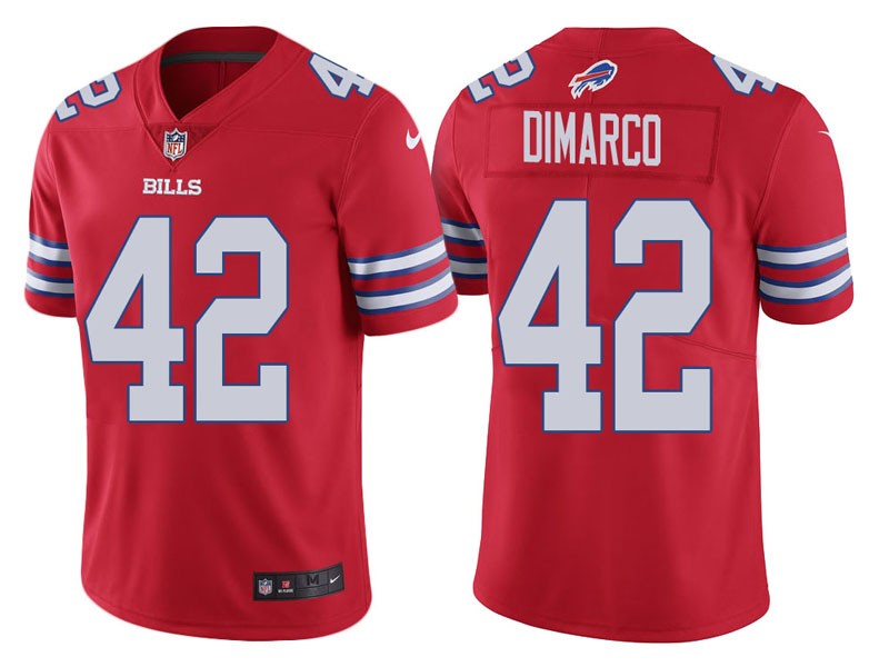 Buffalo Bills #42 Patrick DiMarco Red Vapor Untouchable Color Rush Limited Jersey Buffalo Bills #42 Patrick DiMarco Red Vapor Untouchable Color Rush Limited Jersey