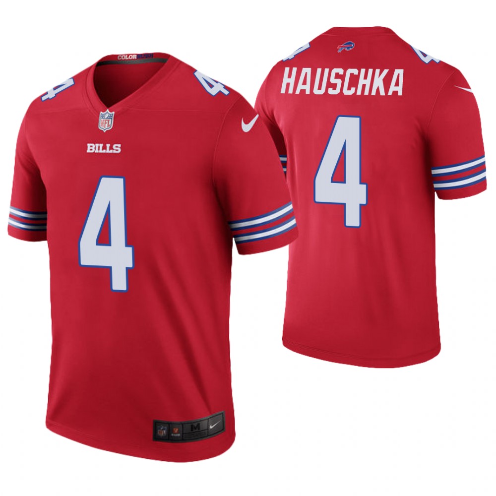 Buffalo Bills #4 Steven Hauschka Red Color Rush Legend Jersey