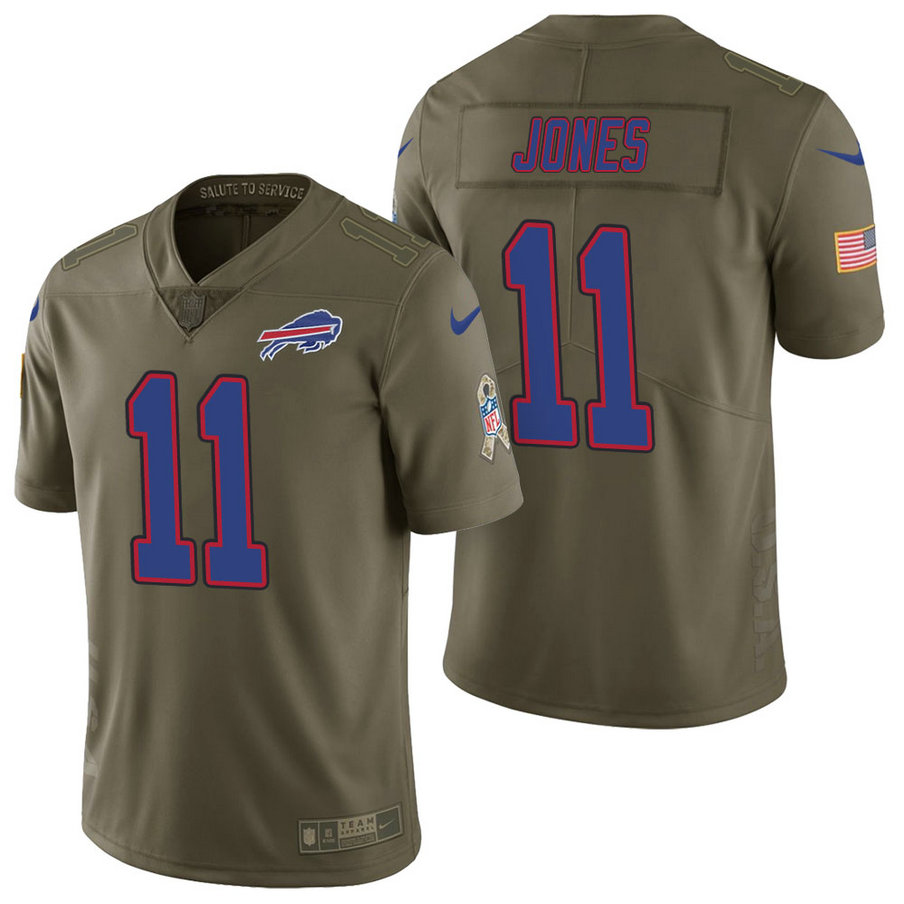 Buffalo Bills #11 Zay Jones Olive 2017 Salute to Service Limited Jersey Buffalo Bills #11 Zay Jones Olive 2017 Salute to Service Limited Jersey