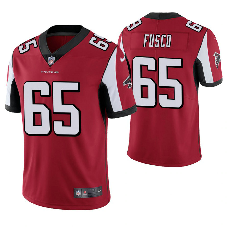 Atlanta Falcons #65 Brandon Fusco Red Vapor Untouchable Limited Player Jersey Atlanta Falcons #65 Brandon Fusco Red Vapor Untouchable Limited Player Jersey