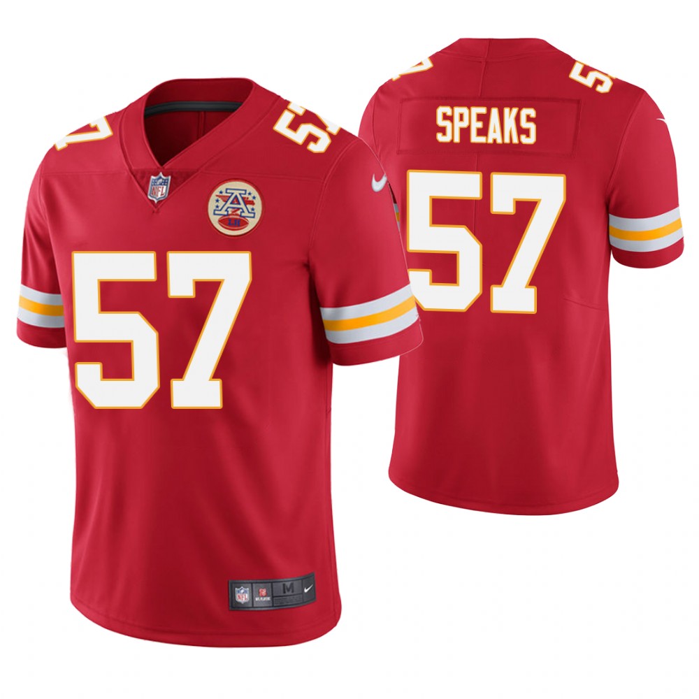 Kansas City Chiefs #57 Breeland Speaks Red Vapor Untouchable Limited Player Jersey Kansas City Chiefs #57 Breeland Speaks Red Vapor Untouchable Limited Player Jersey