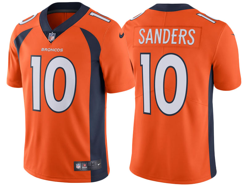 2017 Denver Broncos #10 Emmanuel Sanders Orange Vapor Untouchable Limited Jersey 2017 Denver Broncos #10 Emmanuel Sanders Orange Vapor Untouchable Limited Jersey