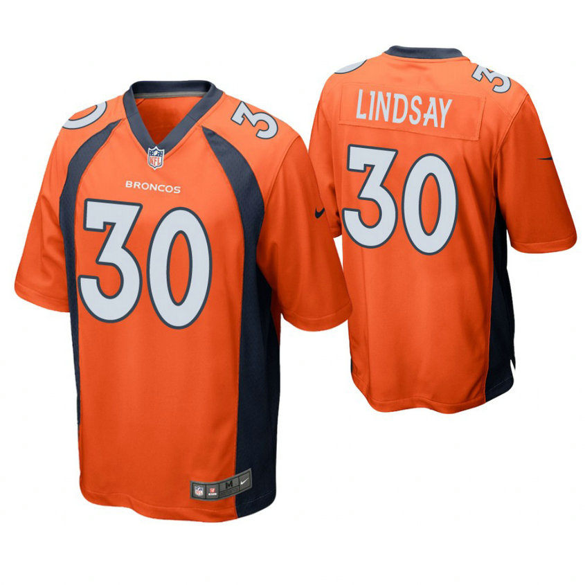 Denver Broncos #30 Phillip Lindsay Orange Game Jersey Denver Broncos #30 Phillip Lindsay Orange Game Jersey