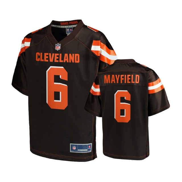 Cleveland Browns #6 Baker Mayfield Brown Player Pro Line Jersey Cleveland Browns #6 Baker Mayfield Brown Player Pro Line Jersey