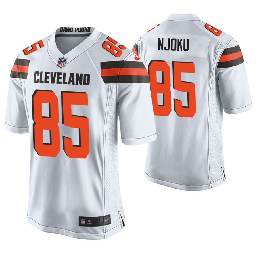 Cleveland Browns #85 David Njoku White Game Jersey