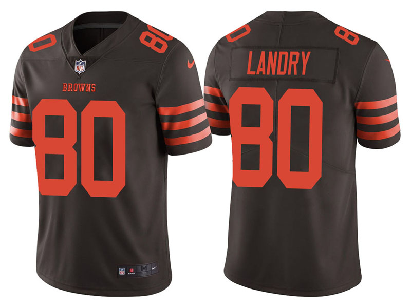 Cleveland Browns #80 Jarvis Landry Brown Vapor Untouchable Color Rush Limited Jersey Cleveland Browns #80 Jarvis Landry Brown Vapor Untouchable Color Rush Limited Jersey