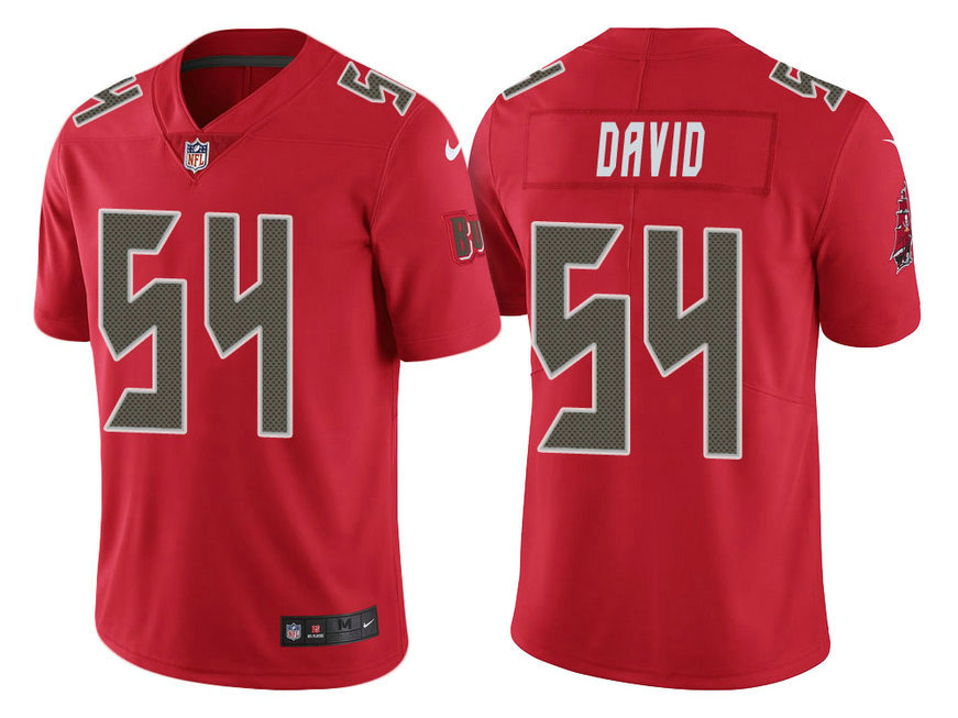 Tampa Bay Buccaneers #54 Lavonte David Red Color Rush Limited Jersey Tampa Bay Buccaneers #54 Lavonte David Red Color Rush Limited Jersey