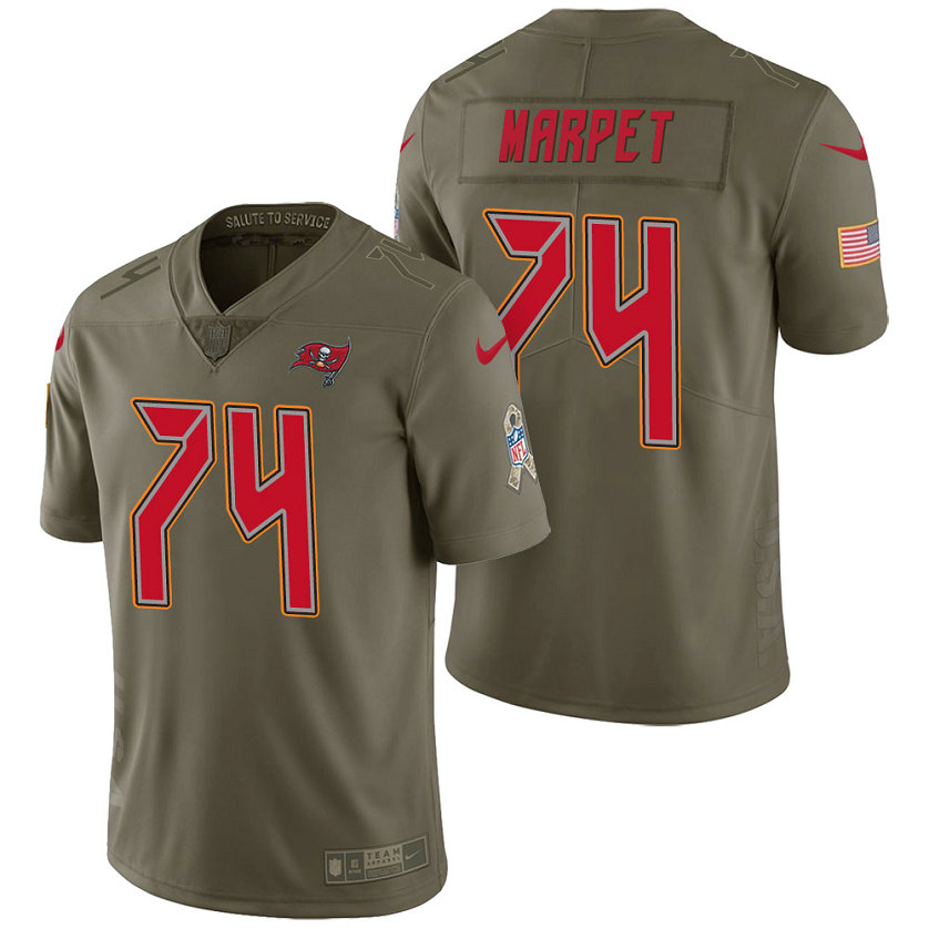Tampa Bay Buccaneers #74 Ali Marpet Olive 2017 Salute to Service Limited Jersey Tampa Bay Buccaneers #74 Ali Marpet Olive 2017 Salute to Service Limited Jersey