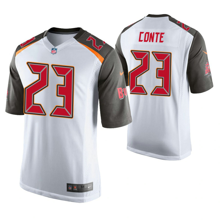 Tampa Bay Buccaneers #23 Chris Conte White Game Jersey Tampa Bay Buccaneers #23 Chris Conte White Game Jersey