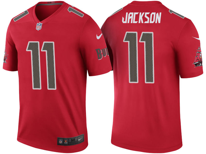 Tampa Bay Buccaneers #11 DeSean Jackson Red Color Rush Legend Jersey Tampa Bay Buccaneers #11 DeSean Jackson Red Color Rush Legend Jersey