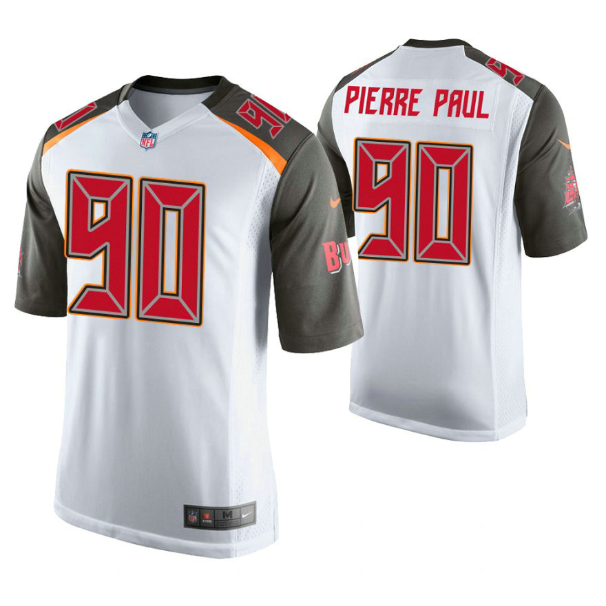 Tampa Bay Buccaneers #90 Jason Pierre-Paul White Game Jersey Tampa Bay Buccaneers #90 Jason Pierre-Paul White Game Jersey