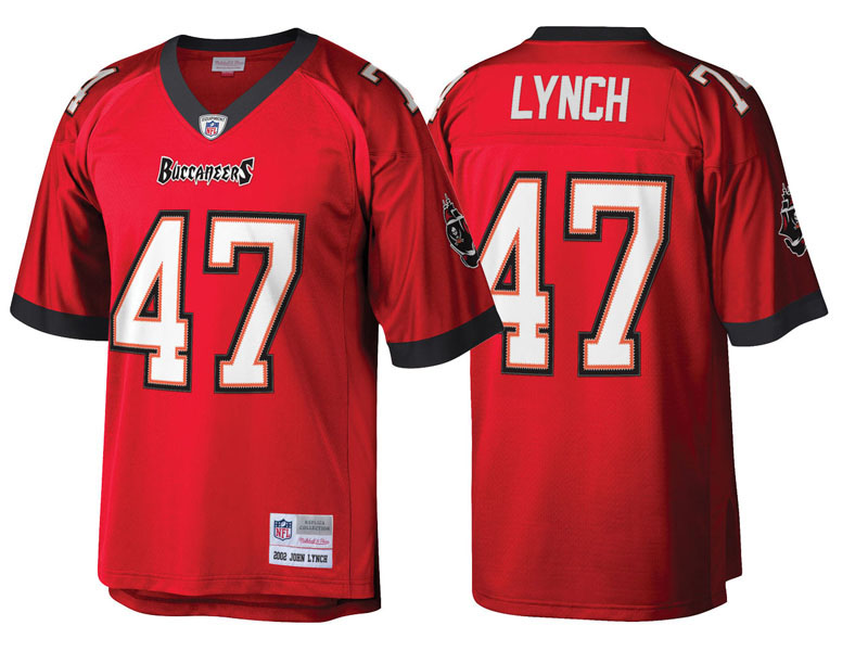 Tampa Bay Buccaneers #47 John Lynch Red Retired Player Replica Jersey Tampa Bay Buccaneers #47 John Lynch Red Retired Player Replica Jersey