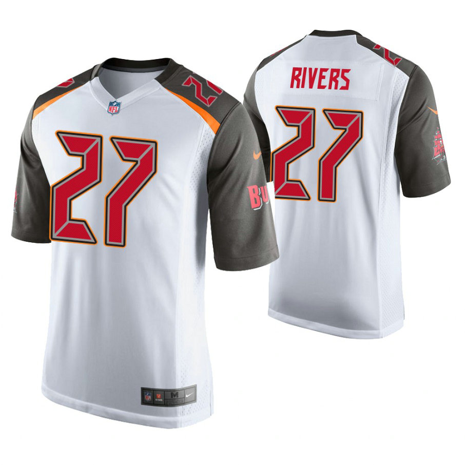 Tampa Bay Buccaneers #27 Ronald Jones White Game Jersey Tampa Bay Buccaneers #27 Ronald Jones White Game Jersey