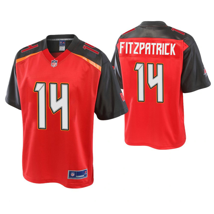 Youth Tampa Bay Buccaneers #14 Ryan Fitzpatrick Pro Line Red Jersey