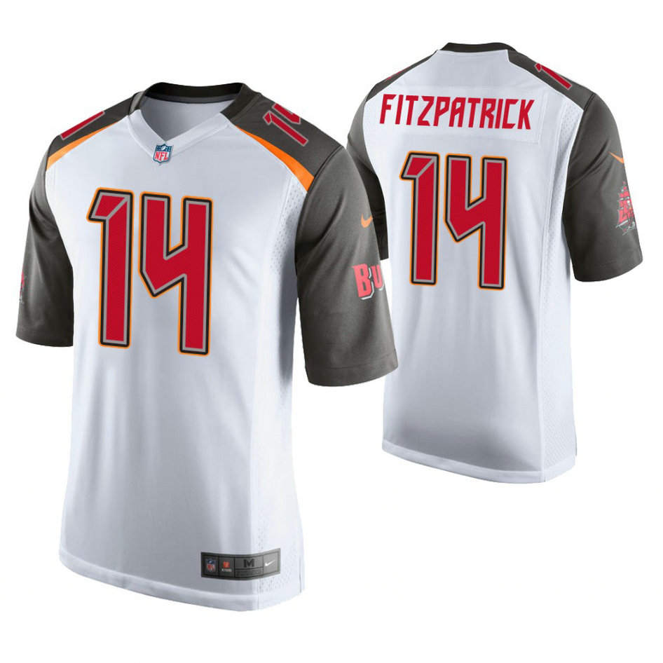 Tampa Bay Buccaneers #14 Ryan Fitzpatrick White Game Jersey Tampa Bay Buccaneers #14 Ryan Fitzpatrick White Game Jersey
