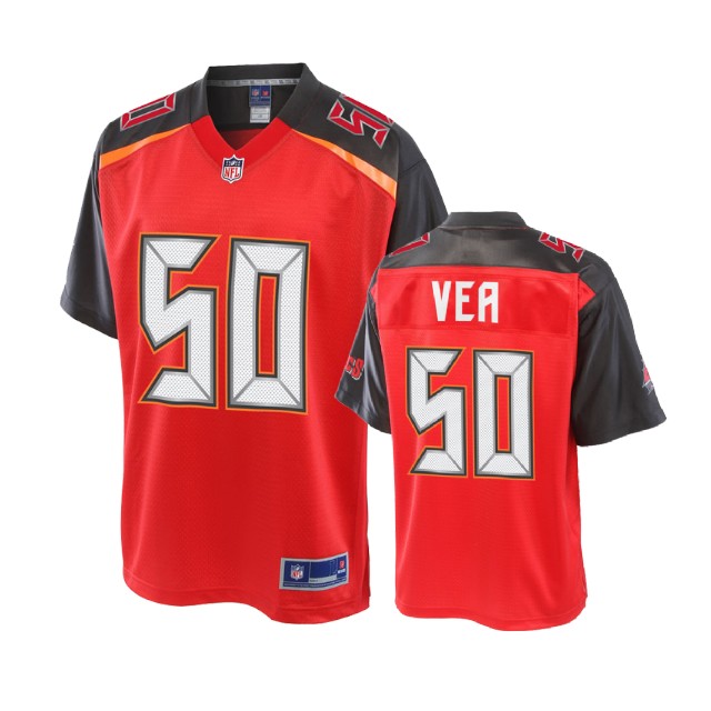 Youth Tampa Bay Buccaneers #50 Vita Vea Red Player Jersey