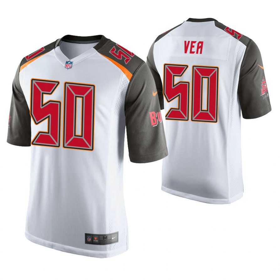 Tampa Bay Buccaneers #50 Vita Vea White Game Jersey Tampa Bay Buccaneers #50 Vita Vea White Game Jersey