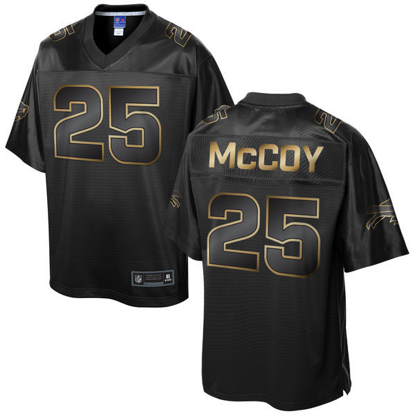 Buffalo Bills #25 LeSean McCoy Super Bowl 50 Black Gold Collection Jersey Buffalo Bills #25 LeSean McCoy Super Bowl 50 Black Gold Collection Jersey